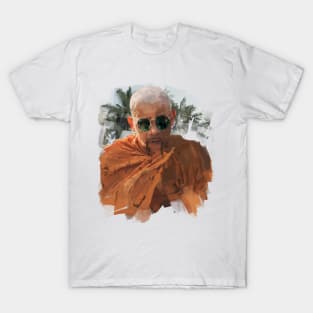 Take It Easy Monk - Summer Beach Chilling T-Shirt